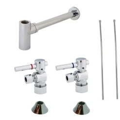 Discount Trimscape Contemporary Plumbing Sink Trim Kit with P Trap for Lavatory and Kitchen P-Traps