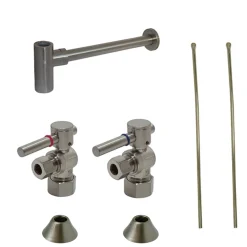 Discount Trimscape Contemporary Plumbing Sink Trim Kit with P Trap for Lavatory and Kitchen P-Traps