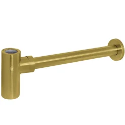 Online Trimscape 1-1/4 Inch OD Brass Round Siphon Bottle Trap P-Traps