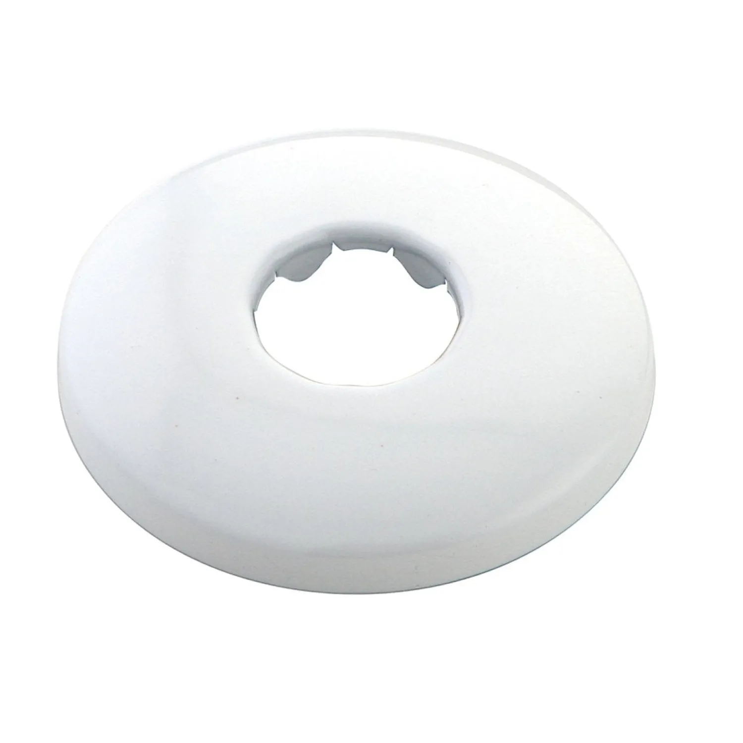 Clearance Trimscape Shower Arm Flange in White Shower Arms