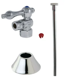 Outlet Trimscape Toilet Trim Kit with 1/2″ compression angle stop. Toilet Parts