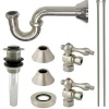 Clearance Trimscape Traditional Plumbing Sink Trim Kit with P Trap for Vessel Sink without Overflow Hole P-Traps