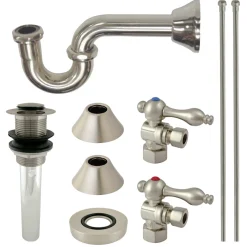 Clearance Trimscape Traditional Plumbing Sink Trim Kit with P Trap for Vessel Sink without Overflow Hole P-Traps