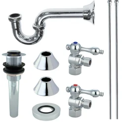 Clearance Trimscape Traditional Plumbing Sink Trim Kit with P Trap for Vessel Sink without Overflow Hole P-Traps