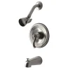 Hot Tub and Shower Faucet in Brushed Nickel Tub & Shower Sets