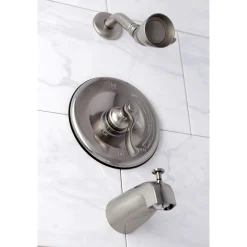 Hot Tub and Shower Faucet in Brushed Nickel Tub & Shower Sets