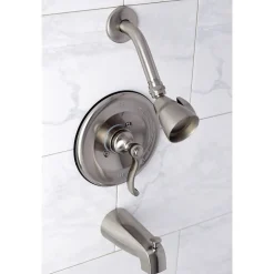 Hot Tub and Shower Faucet in Brushed Nickel Tub & Shower Sets