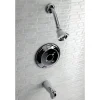 New Tub and Shower Trim Only Without Handle in Polished Chrome Tub & Shower Sets