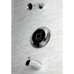 New Tub and Shower Trim Only Without Handle in Polished Chrome Tub & Shower Sets