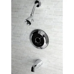 New Tub and Shower Trim Only Without Handle in Polished Chrome Tub & Shower Sets