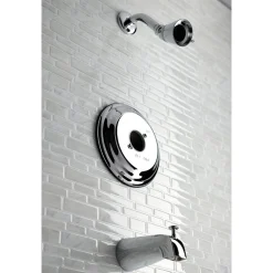 New Tub and Shower Trim Only Without Handle in Polished Chrome Tub & Shower Sets