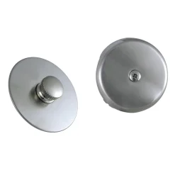 Clearance Tub Drain Stopper with Overflow Plate Replacement Trim Kit Tub Drains