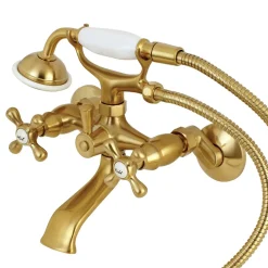New Tub Wall Mount Clawfoot Tub Faucet with Hand Shower Tub & Shower Sets|Tub Faucets