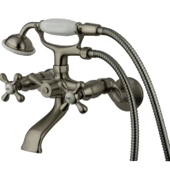 New Tub Wall Mount Clawfoot Tub Faucet with Hand Shower Tub & Shower Sets|Tub Faucets