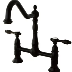 Sale Tudor 8" Bridge Kitchen Faucet without Sprayer Bridge Faucets
