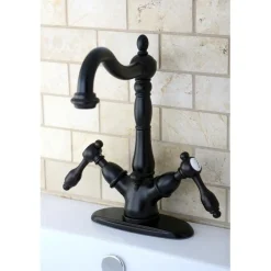Online Tudor 4" Center Lavatory Faucet with Brass Pop-up 4" Center Set