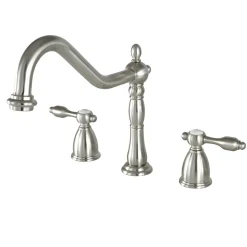 Hot Tudor Classic 8" Center Kitchen Faucet without Sprayer Widespread Kitchen Faucets|Faucets With Side Spray