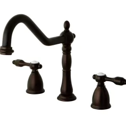 Hot Tudor Classic 8" Center Kitchen Faucet without Sprayer Widespread Kitchen Faucets|Faucets With Side Spray
