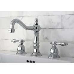 Online Tudor Classic Widespread Lavatory Faucet with Brass Pop-up 8