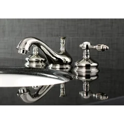 Discount Tudor Deck Mount 8-Inch Widespread Bathroom Faucet 8