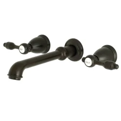 Discount Tudor Two-Handle Wall Mount Bathroom Faucet Wall Mount
