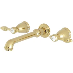 Discount Tudor Two-Handle Wall Mount Bathroom Faucet Wall Mount