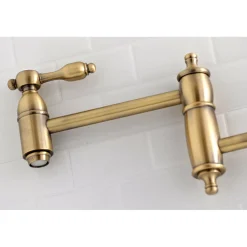 Outlet Tudor Wall Mount Pot Filler Kitchen Faucet Wall Mounted Kitchen Faucets|Single Hole