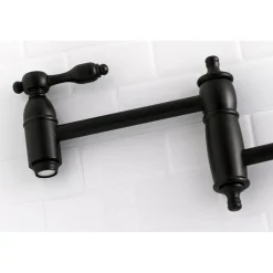 Outlet Tudor Wall Mount Pot Filler Kitchen Faucet Wall Mounted Kitchen Faucets|Single Hole