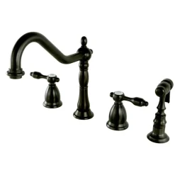Outlet Tudor Widespread Kitchen Faucet Widespread Kitchen Faucets|Faucets With Side Spray