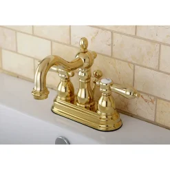 Online Twin Handles 4-Inch Centerset Bathroom Faucet 4