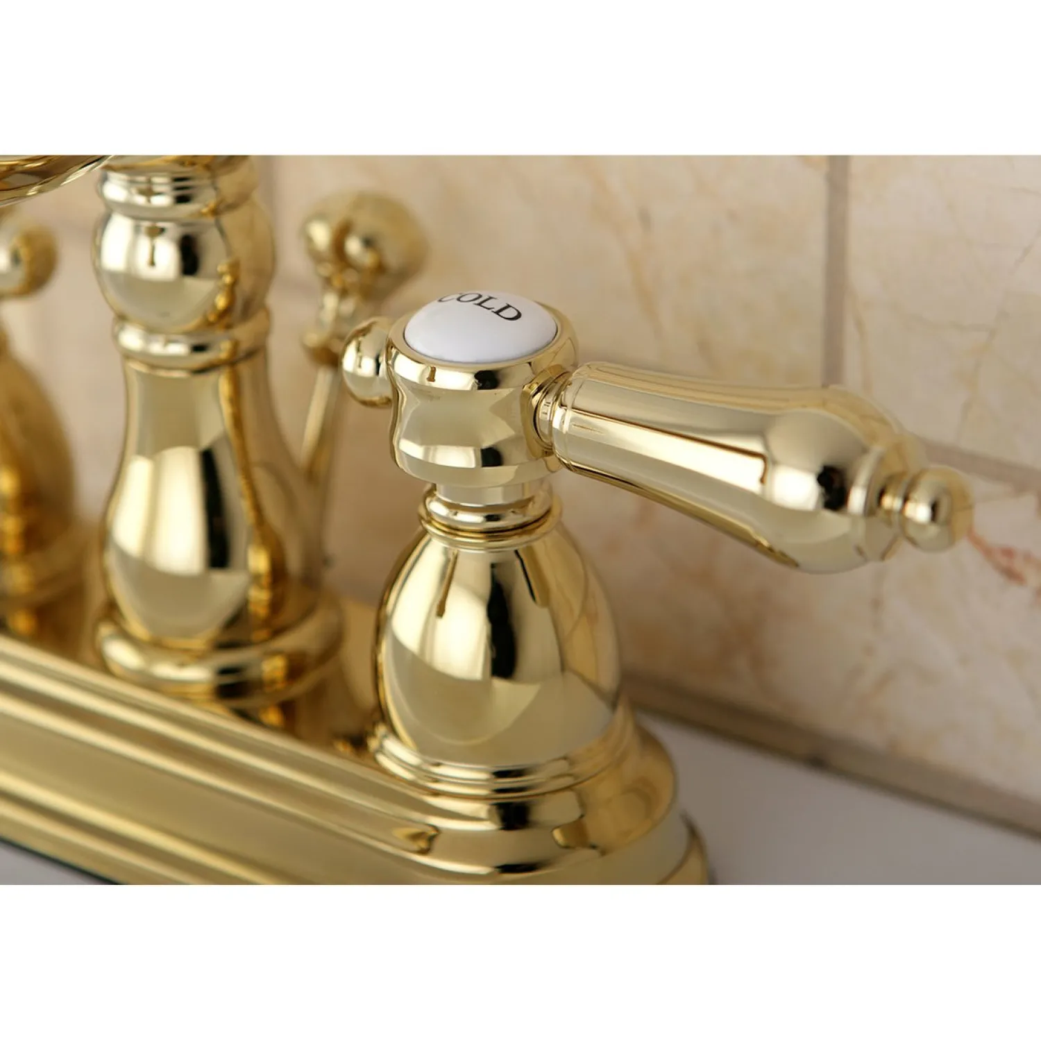 Online Twin Handles 4-Inch Centerset Bathroom Faucet 4" Center Set