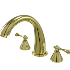 New Two Handle Roman Tub Filler Tub Faucets
