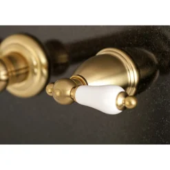 Two-Handle Wall Mount Bathroom Faucet Wall Mount