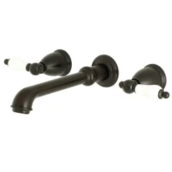 Two-Handle Wall Mount Bathroom Faucet Wall Mount