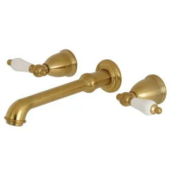Two-Handle Wall Mount Bathroom Faucet Wall Mount