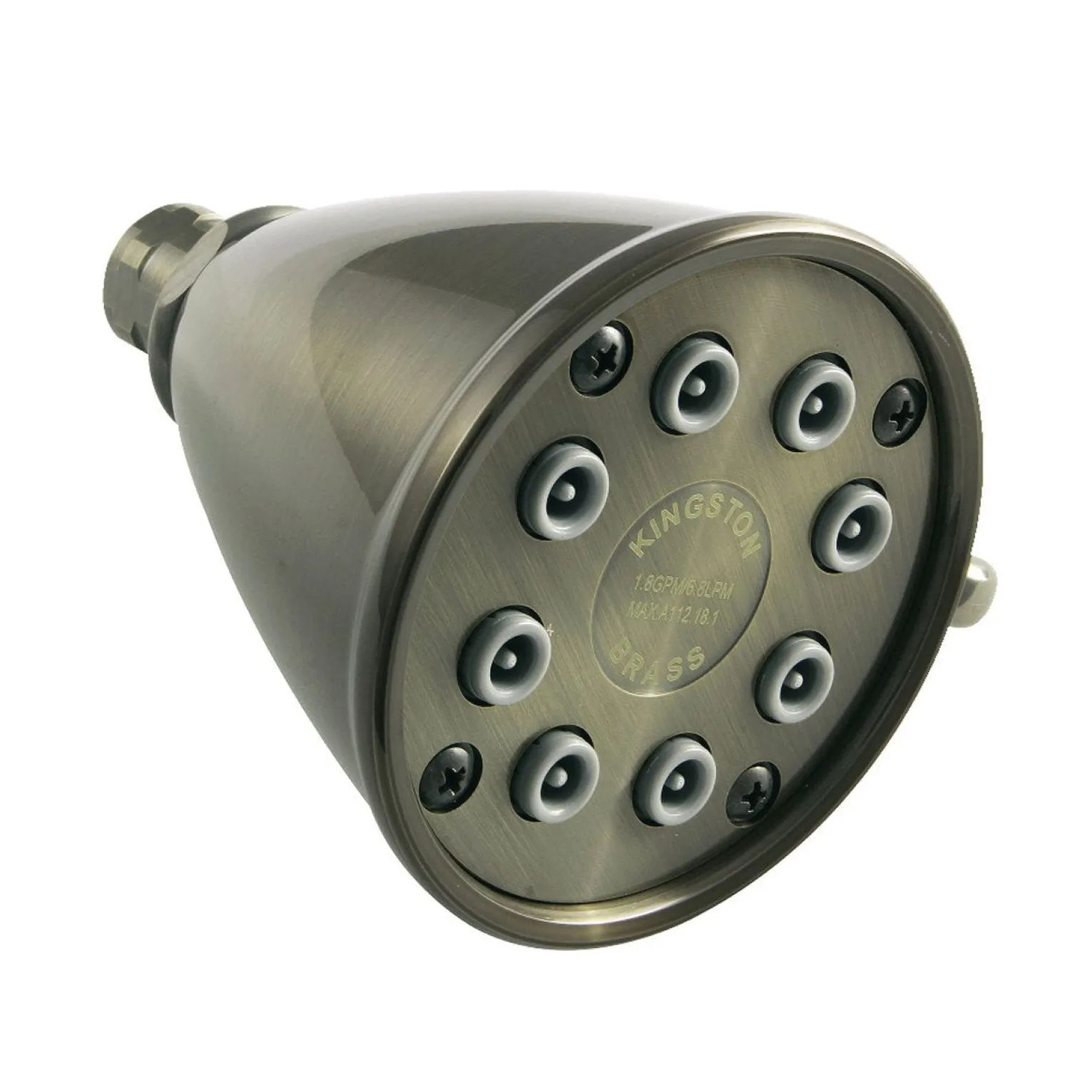 Discount Victorian Adjustable 3.63" Jet Spray Shower Head Shower Heads