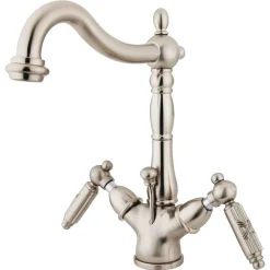 Discount Victorian Deck Mount 4-Inch Centerset 3-Hole Bathroom Faucet Single Hole|4