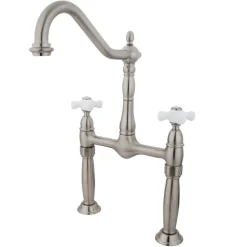 Hot Victorian Deck Mount 2-Hole Vessel Sink Faucet Vessel Faucets
