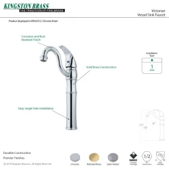 Victorian Deck Mount Vessel Sink Faucet Vessel Faucets