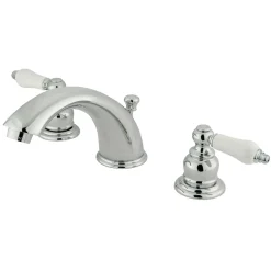 Discount Victorian Deck Mount Widespread Bathroom Faucet 8