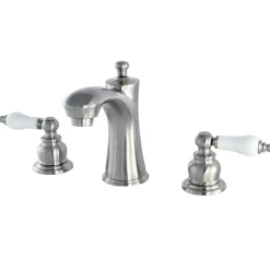 Clearance Victorian Deck Mount 8-Inch Widespread Bathroom Faucet 8