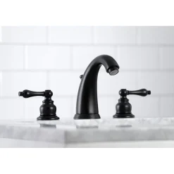 New Victorian 2-Handle 8-Inch Widespread Bathroom Faucet 8
