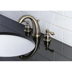 New Victorian 2-Handle 8-Inch Widespread Bathroom Faucet 8