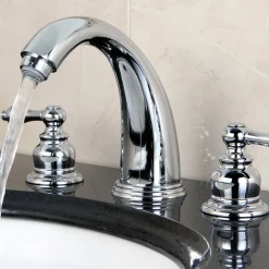 New Victorian 2-Handle 8-Inch Widespread Bathroom Faucet 8