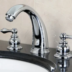 New Victorian 2-Handle 8-Inch Widespread Bathroom Faucet 8