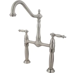 Discount Victorian 2-Hole Deck Mount Vessel Sink Faucet Vessel Faucets
