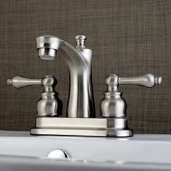 Victorian 4-Inch Centerset Bathroom Faucet 4