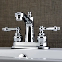 Victorian 4-Inch Centerset Bathroom Faucet 4