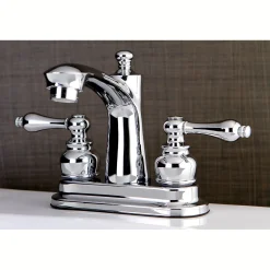 Victorian 4-Inch Centerset Bathroom Faucet 4