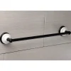 Victorian 18-Inch Towel Bar in Matte Black Towel Bars
